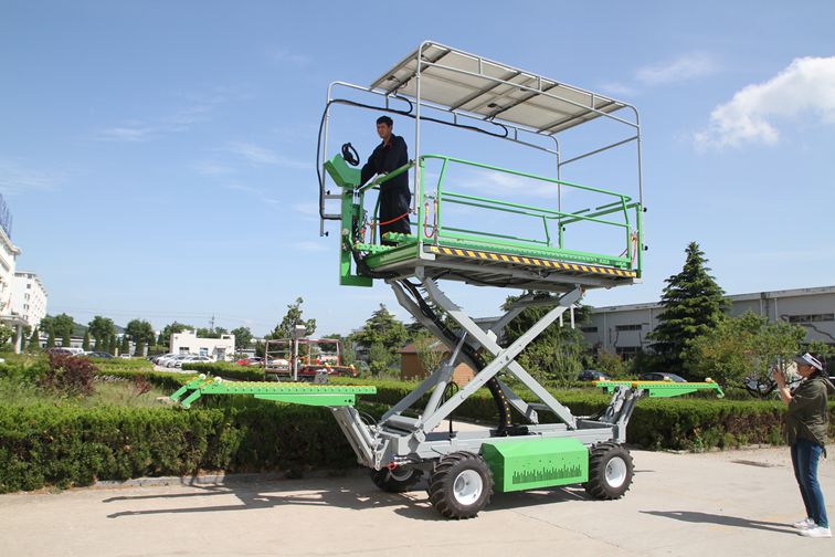 4GP-1200EP EFGL 鋰電  高配高功率 出口版 作業平臺+太陽能輔助發電